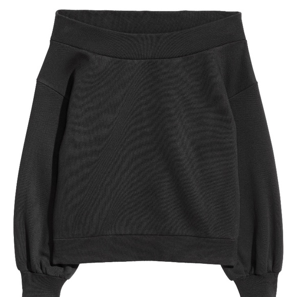H&M Sweaters - H&M Black Off the Shoulder Sweater M